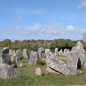 Alignements de menhirs de Kerzerho, près de Carnac