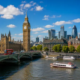 Big Ben et le palais de Westminster, à Londres