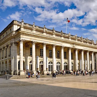 La colonnade du Grand Théâtre de Bordeaux