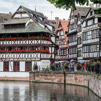 La maison des Tanneurs et les colombages de la Petite France, à Strasbourg